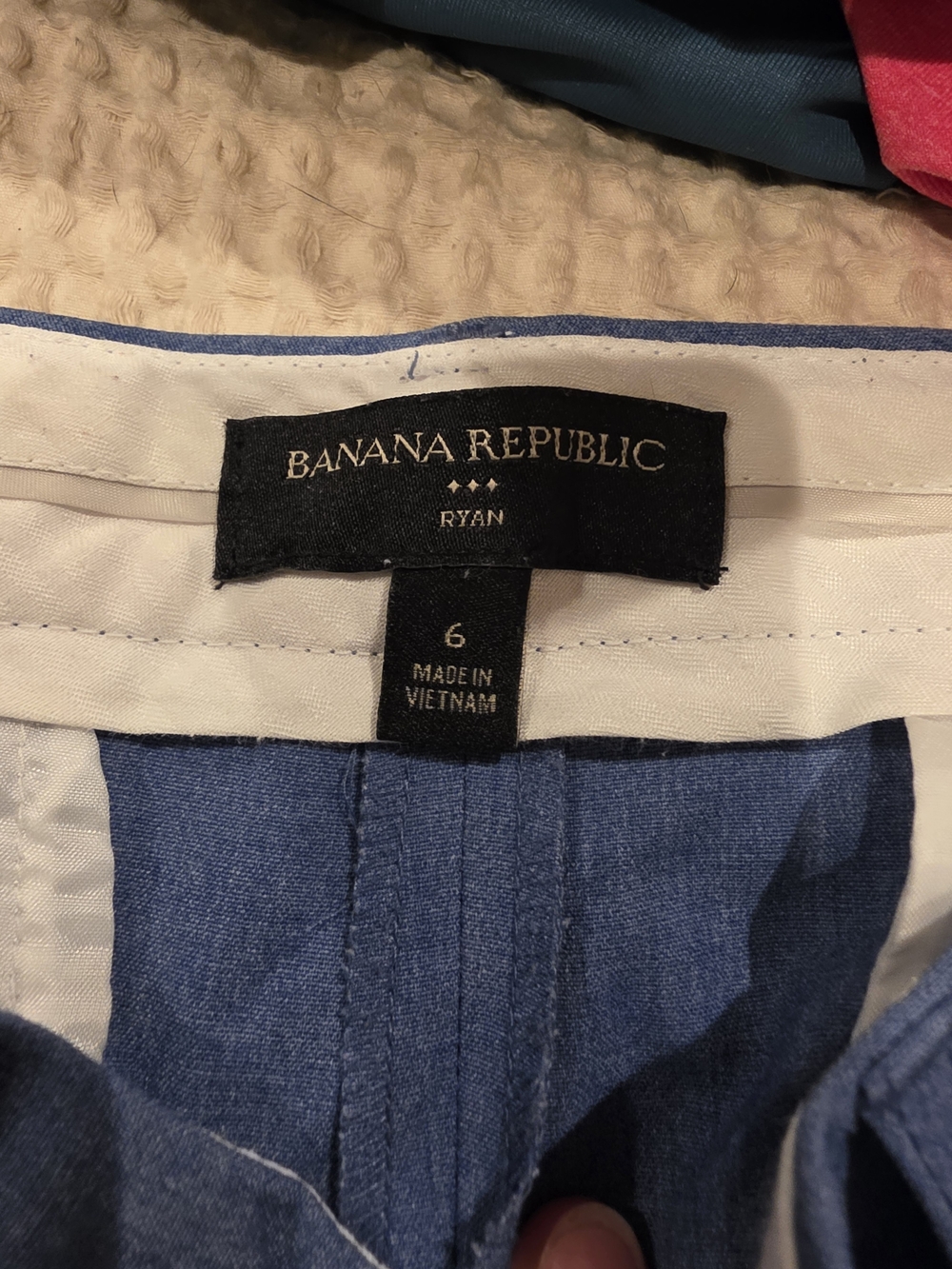 Banana Republic Straight-Leg Pants in Periwinkle Blue - Picture 2 of 2